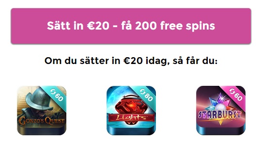 Casino Saga 200 free spins